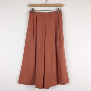 Vintage wide leg culottes palazzo cropped Capri